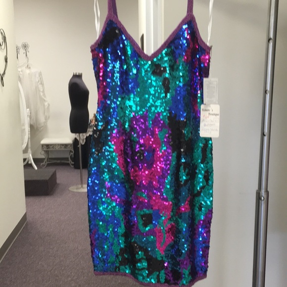 alyce designs sequin dress